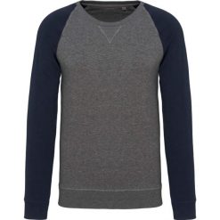 Bluza z okrągłym dekoltem Kariban bicolore Manches Raglan. Niebieskie bluzy męskie KARIBAN, m, bez wzorów, bez ramiączek, bez kaptura. Za 118.50 zł.