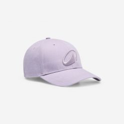 Czapka z daszkiem fitness Domyos. Brązowe czapki damskie DOMYOS, bez wzorów, z bawełny. Za 39.99 zł.