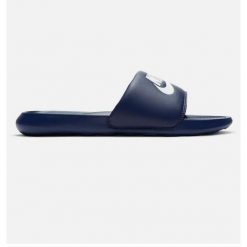 KLAPKI męskie NIKE VICTORI ONE CN9675-401 basenowe granatowe lekkie. Niebieskie klapki męskie Nike, bez wzorów, bez zapięcia. Za 159.00 zł.