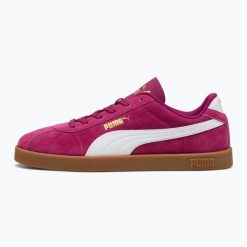 Buty damskie PUMA Club II. Czerwone obuwie trekkingowe damskie Puma, bez zapięcia. Za 347.18 zł.