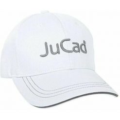 Czapka golfowa JuCad. Białe czapki damskie JUCAD, bez wzorów. W wyprzedaży za 101.50 zł.