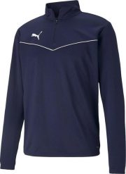 Puma Bluza męska Puma teamRISE 1 4 Zip Top Peacoat-Pu granatowa 657394 06 M. Bluzy męskie Puma, m, bez wzorów, bez ramiączek, bez kaptura. Za 154.94 zł.