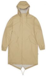 Rains płaszcz przeciwdeszczowy unisex FISHTAIL PARKA W3 18140 24 SAND M. Parki damskie Rains, m, bez wzorów, bez kaptura. Za 786.70 zł.