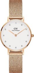 Zegarek damski Daniel Wellington DW00100528 CYRKONIE różowe złoto. Czerwone zegarki damskie Daniel Wellington, złote. Za 853.28 zł.