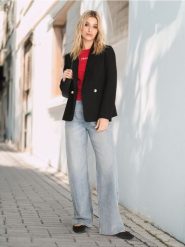 Jeansy high waist - turkusowy. Niebieskie jeansy damskie Sinsay, bez wzorów, z jeansu, z podwyższonym stanem. W wyprzedaży za 29.99 zł.