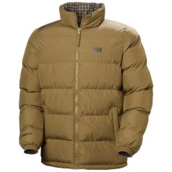 Kurtka puchowa Helly Hansen YU 23. Brązowe kurtki męskie Helly Hansen, m, bez wzorów, z puchu, bez kaptura. Za 756.60 zł.