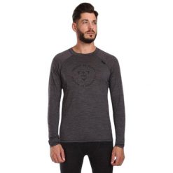 Koszula termoaktywna męska KILPI MAVORA TOP-M. Szare koszule męskie Kilpi, m, bez wzorów, z wełny, sportowe, bez kołnierzyka, bez ramiączek. Za 370.41 zł.