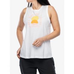 Tank top damski Columbia Ruby Springs Graphic Tank. Białe koszulki sportowe damskie Columbia, bez wzorów, bez ramiączek. Za 79.99 zł.