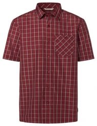 Koszula M Albsteig Shirt III. Czerwone koszule męskie Vaude, na lato, m, bez wzorów, z materiału, bez kołnierzyka, bez ramiączek. Za 276.30 zł.