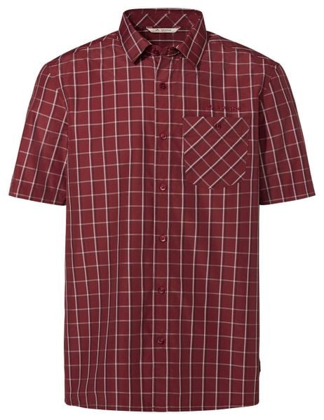 Koszula M Albsteig Shirt III. Czerwone koszule męskie Vaude, na lato, m, bez wzorów, z materiału, bez kołnierzyka, bez ramiączek. Za 239.00 zł.