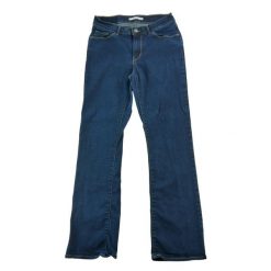 Second life - Levi Strauss damskie klasyczne jeansy bootcut - Jak nowy. Niebieskie jeansy damskie Levi's®, bez wzorów, z jeansu, klasyczne. Za 127.76 zł.