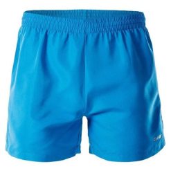 Spodenki męskie treningowe Hi-Tec Matt - niebieskie, Rozmiar L. Niebieskie szorty męskie Hi-tec, bez wzorów, z materiału. Za 39.99 zł.