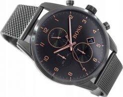 Zegarek Oryginalny Zegarek męski Hugo Boss HB1513837. Zegarki męskie NoName, bez wzorów. Za 1,483.69 zł.