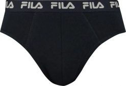 Slipy męskie Fila 1-pak Czarne. Białe slipki męskie 661, m, bez wzorów, z bawełny. Za 54.70 zł.
