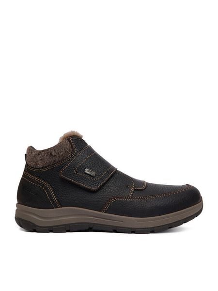 Rieker Botki CEO-03680-25 Brązowy ciemny. Brązowe botki męskie Rieker, bez wzorów, ze skóry, bez obcasa, bez zapięcia. Za 459.99 zł.