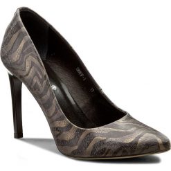 Szpilki SENSO - SEN.07-1 Zebra Popiel. Szare szpilki damskie Senso, bez wzorów, z nubiku, bez obcasa, na obcasie, bez zapięcia. W wyprzedaży za 169.00 zł.