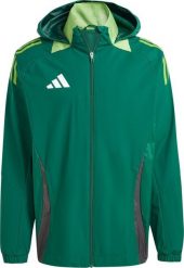 Kurtka męska adidas Tiro 24 Competition All-Weather zielona IR9521 L. Zielone kurtki męskie Adidas, l, bez wzorów, bez kaptura. Za 246.62 zł.