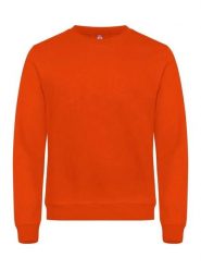 Clique Basic Roundneck bluza unisex - miękki stabilizowany materiał – blood. Brązowe bluzy damskie CLIQUE, xl, bez wzorów, z bawełny, bez ramiączek, bez kaptura. Za 155.70 zł.