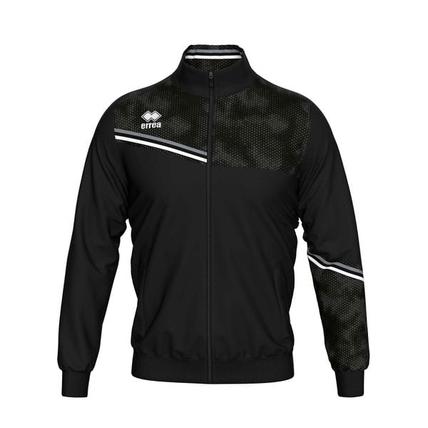 Kurtka Errea Erick Ad Dorośli. Czarne kurtki sportowe męskie ERREA, s, bez wzorów, z materiału, bez kaptura, do biegania. Za 235.99 zł.