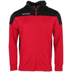 Bluza dresowa z kapturem i zamkiem błyskawicznym Stanno Pride. Czarne bluzy damskie STANNO, s, bez wzorów, z dresówki, eleganckie, bez ramiączek, z kapturem. Za 253.50 zł.