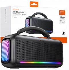 Głośnik Mcdodo MCDODO DUŻY GŁOŚNIK BLUETOOTH PRZENOŚNY BEZPRZEWODOWY WODOODPORNY CZARNY. Czarne głośniki przenośne Mcdodo. Za 219.99 zł.
