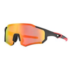 Polaryzowane okulary rowerowe Rockbros 10182 - Czerwone. Czerwone okulary przeciwsłoneczne damskie ROCKBROS. Za 103.60 zł.