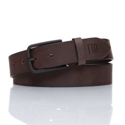 TOM TAILOR PASEK SKÓRZANY TM0206R69 690 35mm Gürtel Q.1869. Brązowe paski męskie Tom Tailor, klasyczne. Za 79.99 zł.