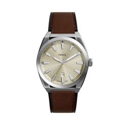 Zegarek Fossil. Brązowe zegarki męskie FOSSIL, bez wzorów. Za 579.99 zł.