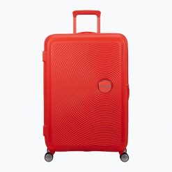 Walizka podróżna American Tourister Soundbox. Brązowe walizki damskie American Tourister, bez wzorów. Za 739.99 zł.