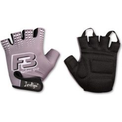 Rękawiczki Fitness i Rowerowe oddychające INDIGO. Szare rękawiczki męskie INDIGO SPORTS, bez wzorów, z tkaniny. Za 49.00 zł.