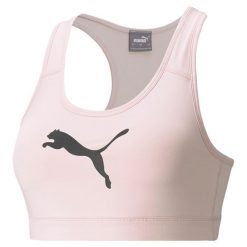 Biustonosz damski Puma Mid Impact 4Keeps Bra. Czarne bielizna sportowa damska Puma, xl, bez wzorów. Za 110.28 zł.