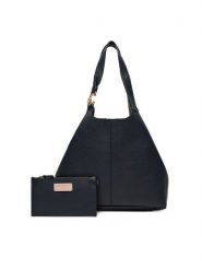 Coccinelle Torebka E1 SHA 11 01 01 Granatowy. Niebieskie shopperki damskie Coccinelle, bez wzorów, ze skóry, bez dodatków. Za 1,439.00 zł.