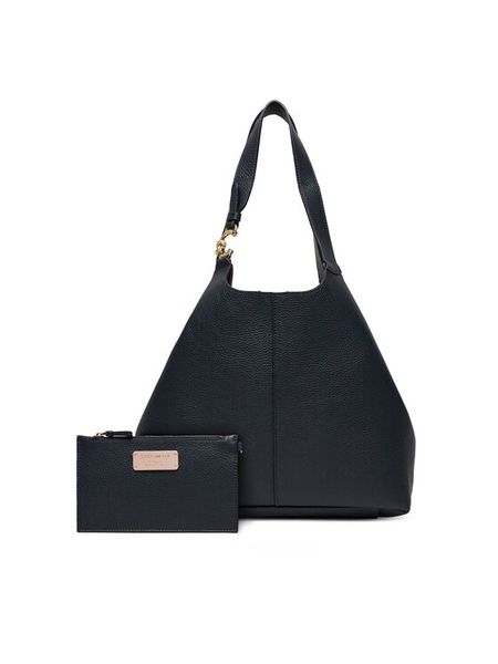 Coccinelle Torebka E1 SHA 11 01 01 Granatowy. Niebieskie shopperki damskie Coccinelle, bez wzorów, ze skóry, bez dodatków. Za 1,439.00 zł.