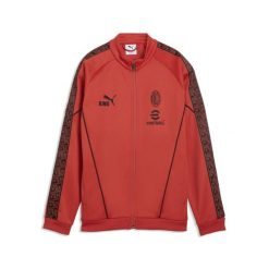 Młodzieżowa kurtka AC Milan KING Anthem PUMA. Czarna kurtki sportowe damskie Puma, m, bez wzorów, bez ramiączek, bez kaptura, do piłki nożnej. Za 339.00 zł.