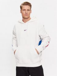 Reebok Bluza Classics Brand Proud HY7159 Biały Regular Fit. Białe bluzy męskie Reebok, l, bez wzorów, z bawełny, bez ramiączek, bez kaptura. Za 199.99 zł.