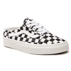 Klapki Vans. Białe klapki damskie Vans, bez wzorów, bez obcasa, bez zapięcia. Za 219.99 zł.