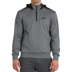 Bullpadel Nomon Hoodie. Szare bluzy męskie bullpadel, bez wzorów, z materiału, bez kaptura. W wyprzedaży za 278.15 zł.
