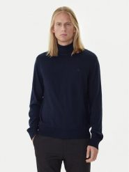 Calvin Klein Golf LV04LD317G Niebieski Regular Fit. Niebieskie swetry męskie Calvin Klein, m, bez wzorów, z wełny, bez kołnierzyka, bez ramiączek. Za 499.99 zł.