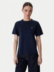 Weekend Max Mara T-Shirt Venaco 2615971031 Granatowy Relaxed Fit. Niebieskie t-shirty damskie Weekend Max Mara, xxl, bez wzorów, z bawełny, bez kołnierzyka, bez ramiączek. Za 389.99 zł.