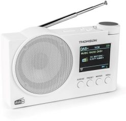 Radio Thomson Przenośne radio FM DAB+ z funkcją Bluetooth USB Thomson RT400DABBTWH. Radia THOMSON. Za 185.04 zł.
