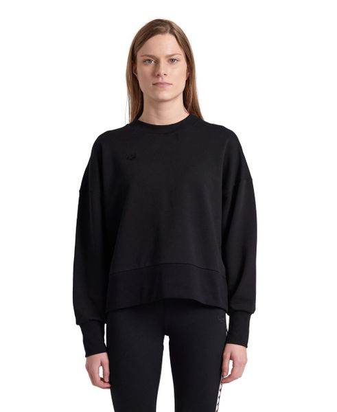 Bluza damska Arena Oversized Crew Neck. Czarne bluzy damskie ARENA, m, z aplikacjami, z bawełny, retro, bez ramiączek, bez kaptura. Za 269.99 zł.