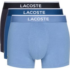 Lacoste 3-pack Bokserki Niebieski. Niebieskie bokserki męskie Lacoste, bez wzorów, z bawełny. Za 199.95 zł.