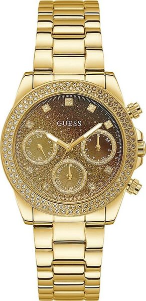Zegarek Guess Zegarek damski Guess GW0483L2 CYRKONIE złoty. Żółte zegarki damskie Guess, złote. Za 844.00 zł.