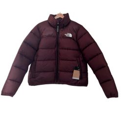 Kurtka turystyczna damska The North Face Padded Logo. Brązowe kurtki sportowe damskie The North Face, xl, bez wzorów, z poliesteru, bez ramiączek, bez kaptura. Za 732.00 zł.