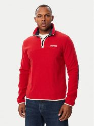 Napapijri Polar T-Dergana NP0A88UZ Czerwony Regular Fit. Czerwone bluzy sportowe męskie Napapijri, m, bez wzorów, z polaru, bez kaptura. Za 439.99 zł.