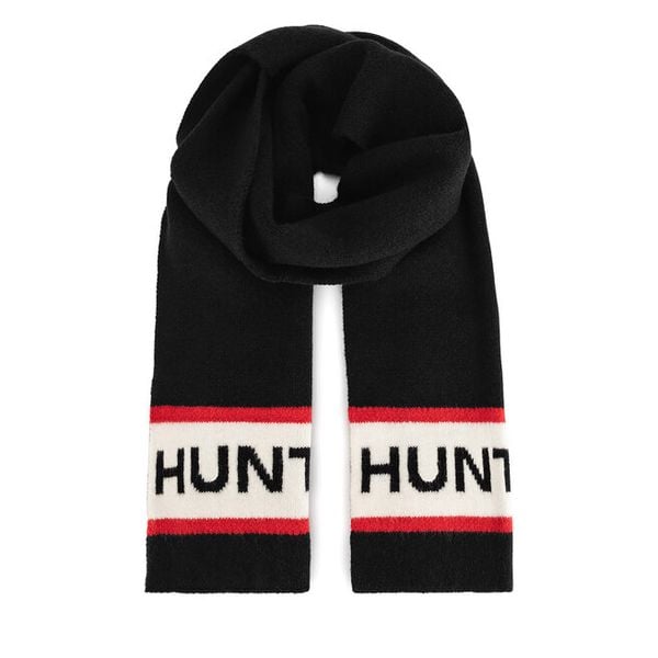 Szalik Hunter. Czarne szaliki damskie Hunter, bez wzorów. Za 89.99 zł.