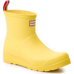 Kalosze HUNTER - Original Play Boot Short WFS2020RMA Wader Yellow. Żółte kalosze damskie Hunter, bez wzorów, z kauczuku, bez zapięcia. W wyprzedaży za 249.00 zł.