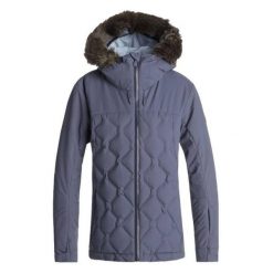 Kurtka narciarska damska Roxy Quilted membrana 20K. Niebieskie kurtki sportowe damskie Roxy, na zimę, l, bez wzorów, z poliesteru, bez ramiączek, bez kaptura, narciarskie. Za 519.00 zł.