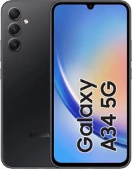 Smartfon Samsung Galaxy A34 5G 8/256GB Czarny (SM-A346BZKE). Czarne smartfony SAMSUNG. Za 2,296.52 zł.