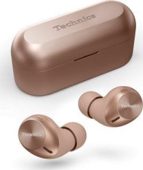 Słuchawki Technics złoty róż (EAH-AZ40M2EN). Czerwone słuchawki bezprzewodowe Technics. Za 613.99 zł.
